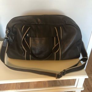 Authentic Coach genuine leather duffle bag